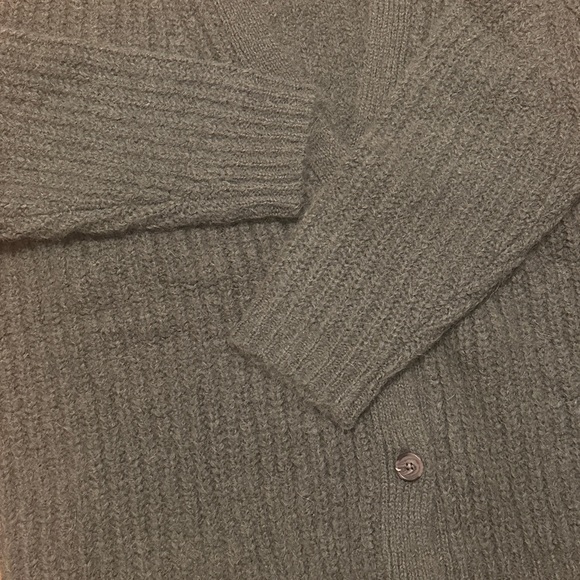 NEW Jenni Kayne Cocoon Cardigan Sweater Olive Green Alpaca Wool Blend | size S - Picture 10 of 11